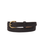 Ostrich Belt 25mm - Brown