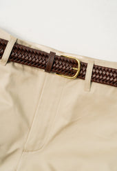 Brown BLA x Hardy & Parsons Plaited Leather Belt
