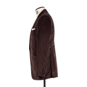 Single Breasted Notch Lapel Suit In Corduroy