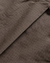 KELL PLEATED BIG PANT - FALCON BROWN COTTON RIPSTOP
