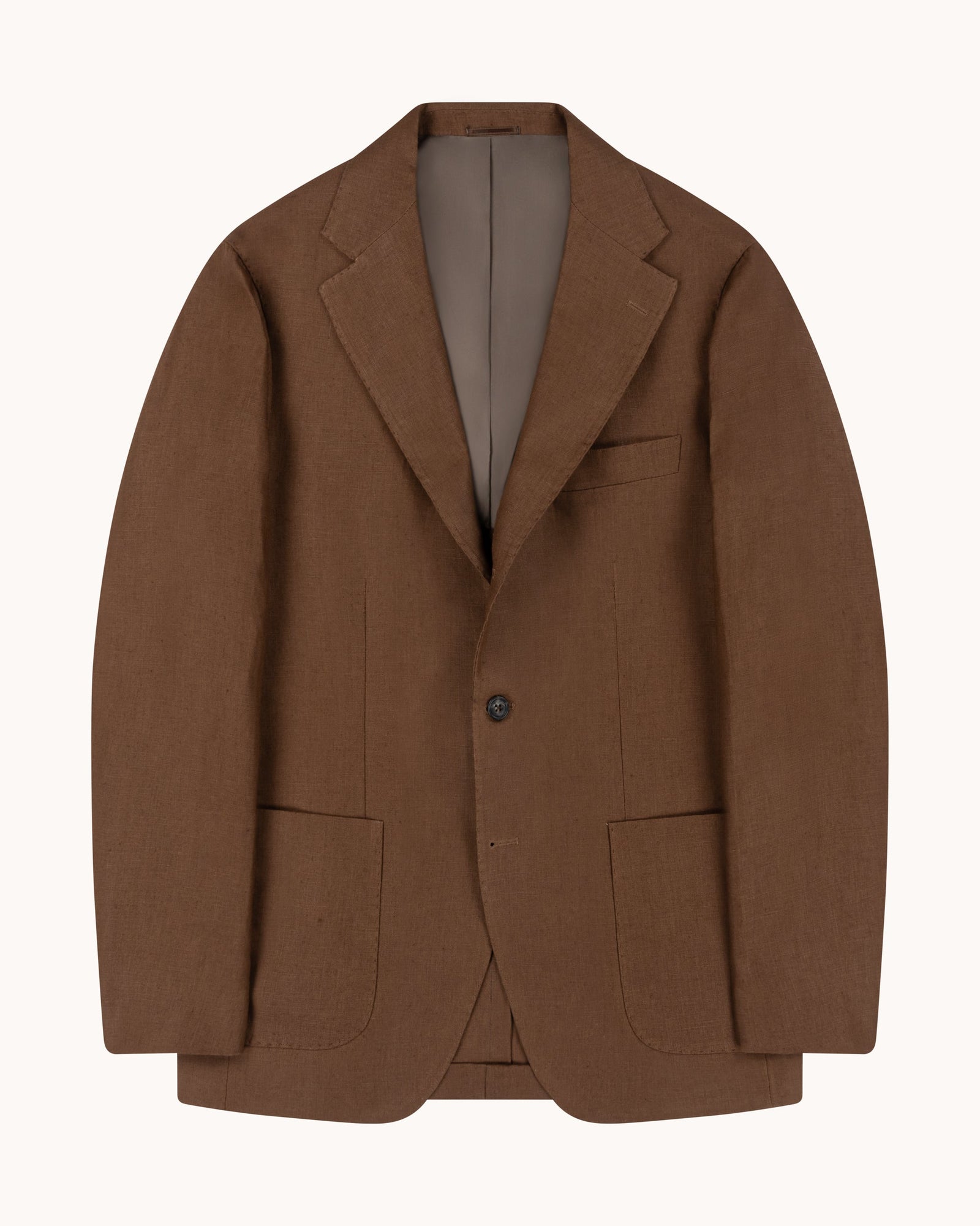Sport Jacket Brown Linen