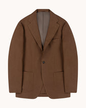 Sport Jacket - Tobacco Brown Linen