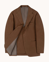 Sport Jacket Brown Linen
