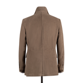Safari Jacket In Brown Moleskin