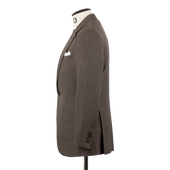 Single Breasted Notch Lapel Suit In Seersucker