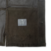 Worker Jacket In Brown Suede