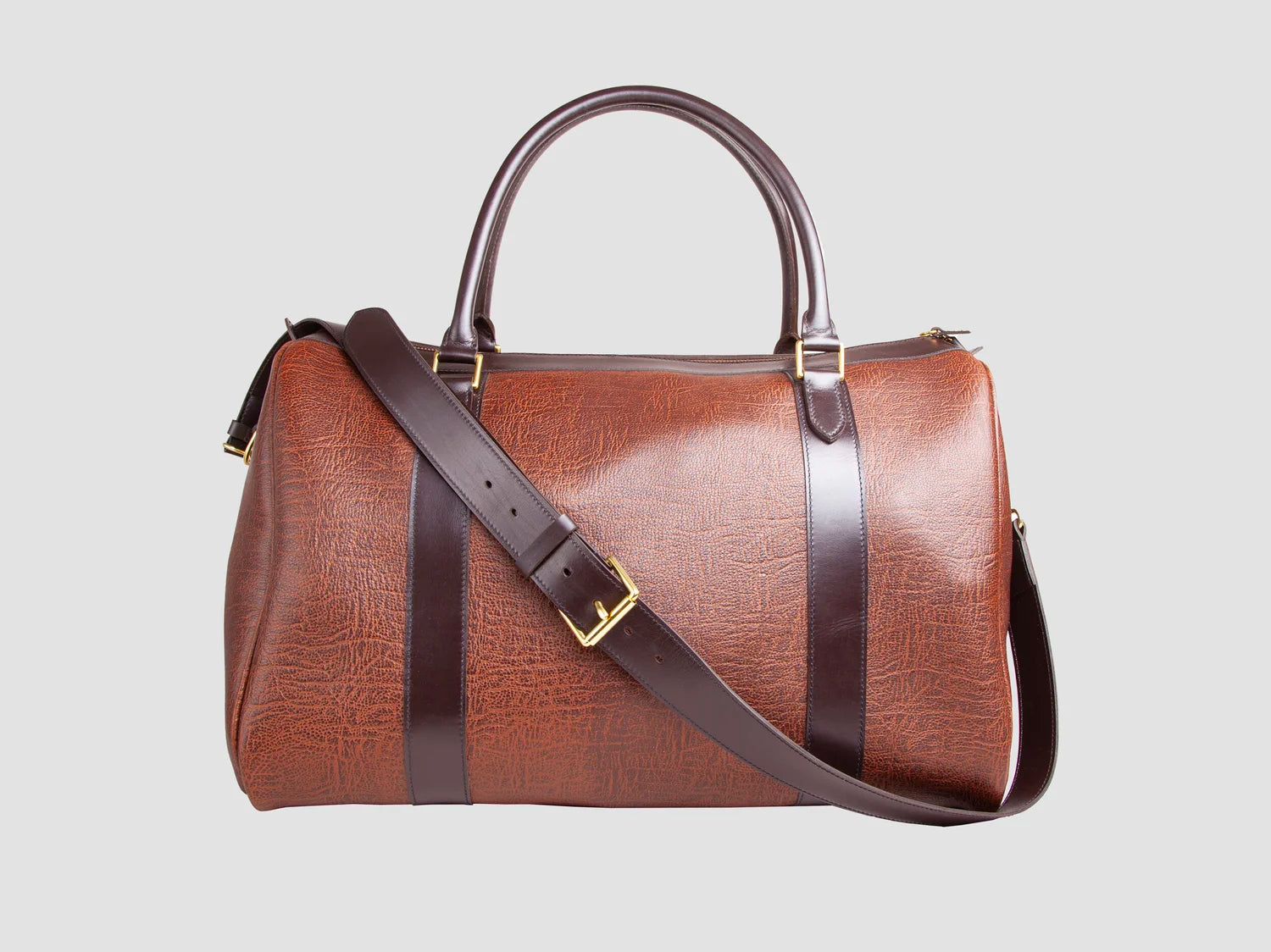 The 'Stout' Chestnut Kudu Holdall — George Cleverley