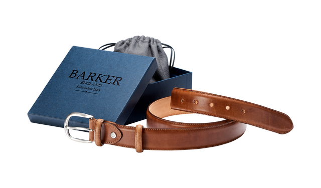 Plain Belt - Brown Hand Painted