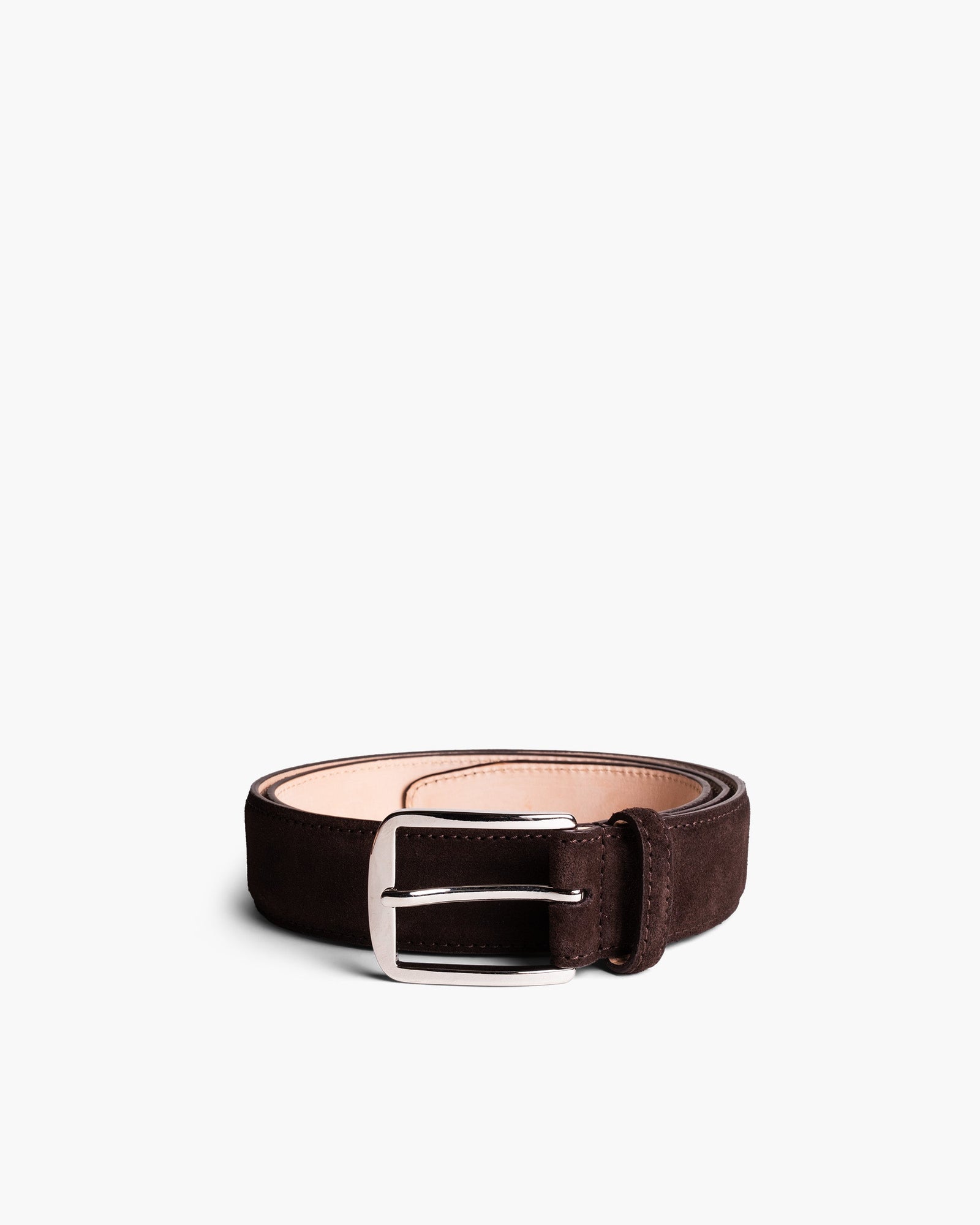 Belt Dark Brown Suede