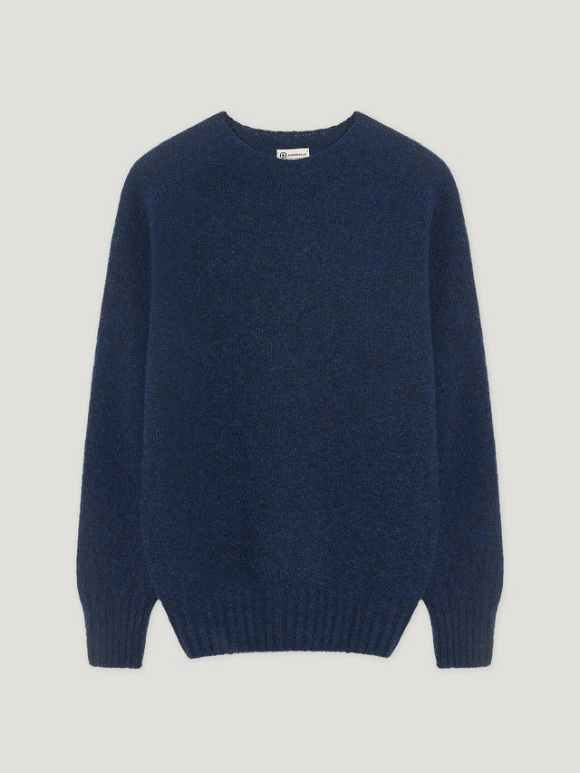 Denim Shetland Crew Neck