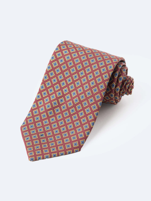 Buffalo Bill – Red Ochre Madder Silk Tie