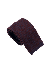 Blue Wool Maglia Tie Pattern 7