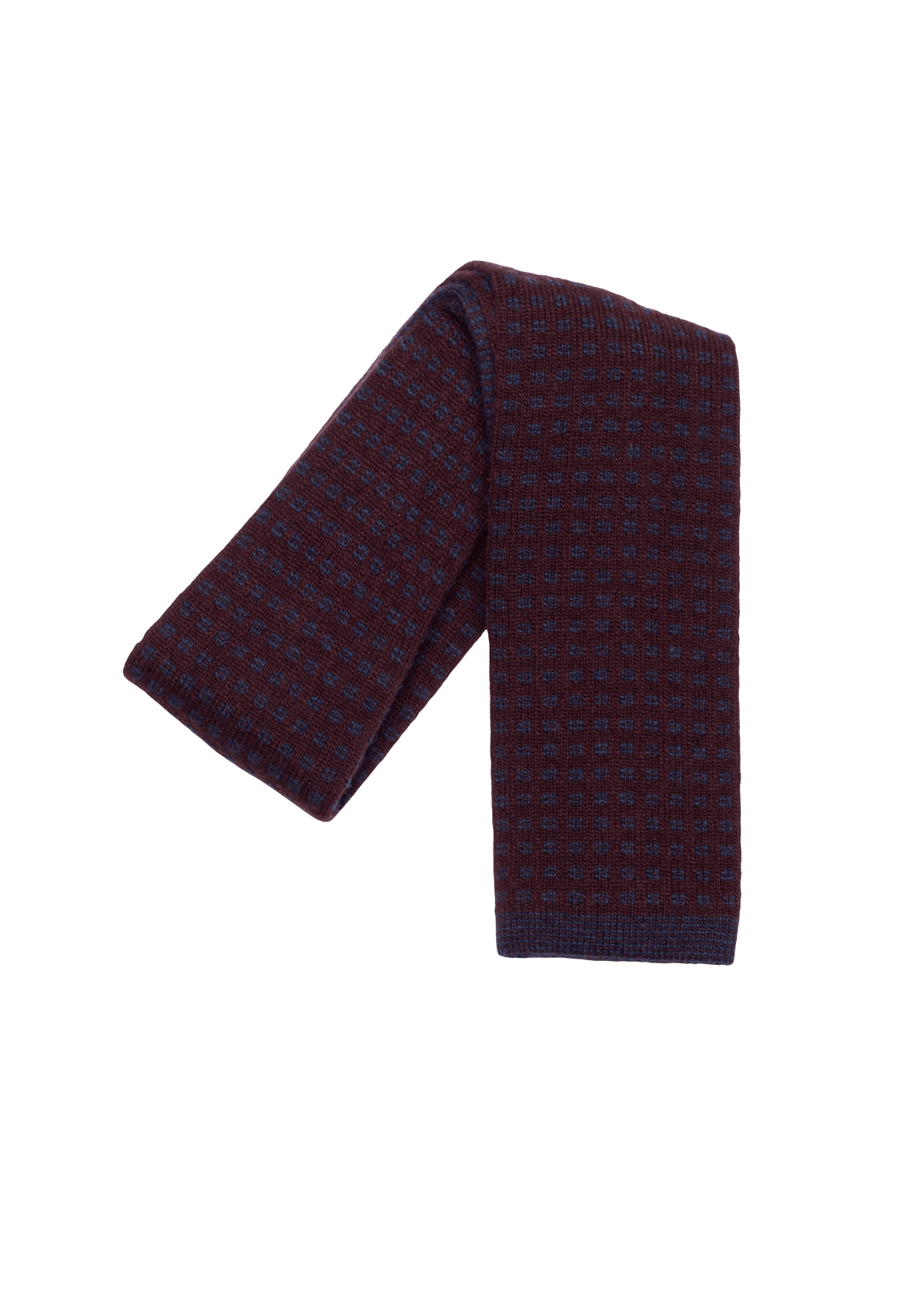 Blue Wool Maglia Tie Pattern 7