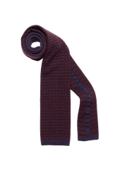 Blue Wool Maglia Tie Pattern 7