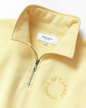 Half Zip Fleece Sweatshirt Butter Unisex