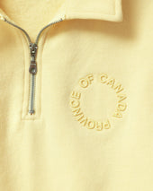 Half Zip Fleece Sweatshirt Butter Unisex