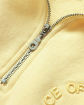 Half Zip Fleece Sweatshirt Butter Unisex