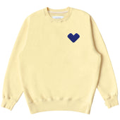 Heart Sweatshirt Butter - Unisex