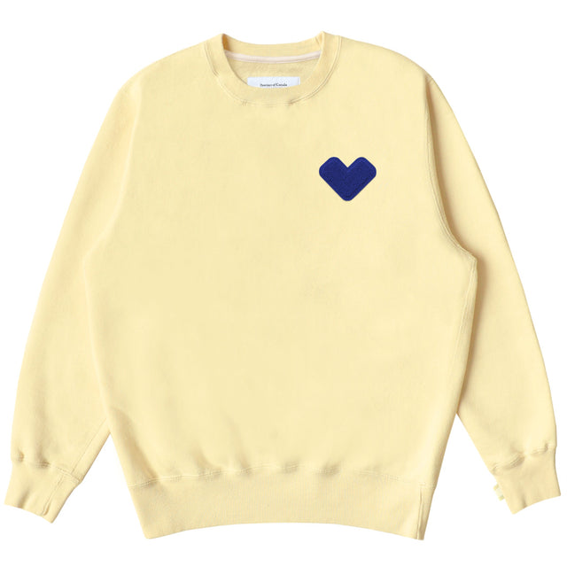 Heart Sweatshirt Butter - Unisex