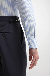 Button Down Light Striped Shirt Sartoriale Collection Made In Italy
