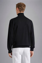 Merino Wool Turtleneck With Iconic Badge