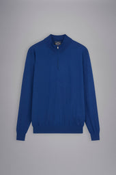 Winter Summer Merino Wool Extra Fine Half Zip Sweater