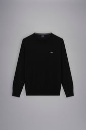 Wool Sweater With Shark Embroidery