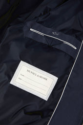 Microfiber Bomber Jacket With Iconic Badge