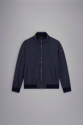 Microfiber Bomber Jacket With Iconic Badge