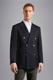 Double-Breasted Wool Blazer