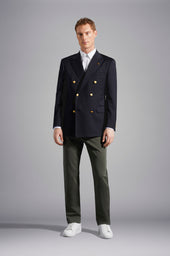 Double Breasted Wool Blazer