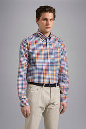 Multicolour check cotton shirt