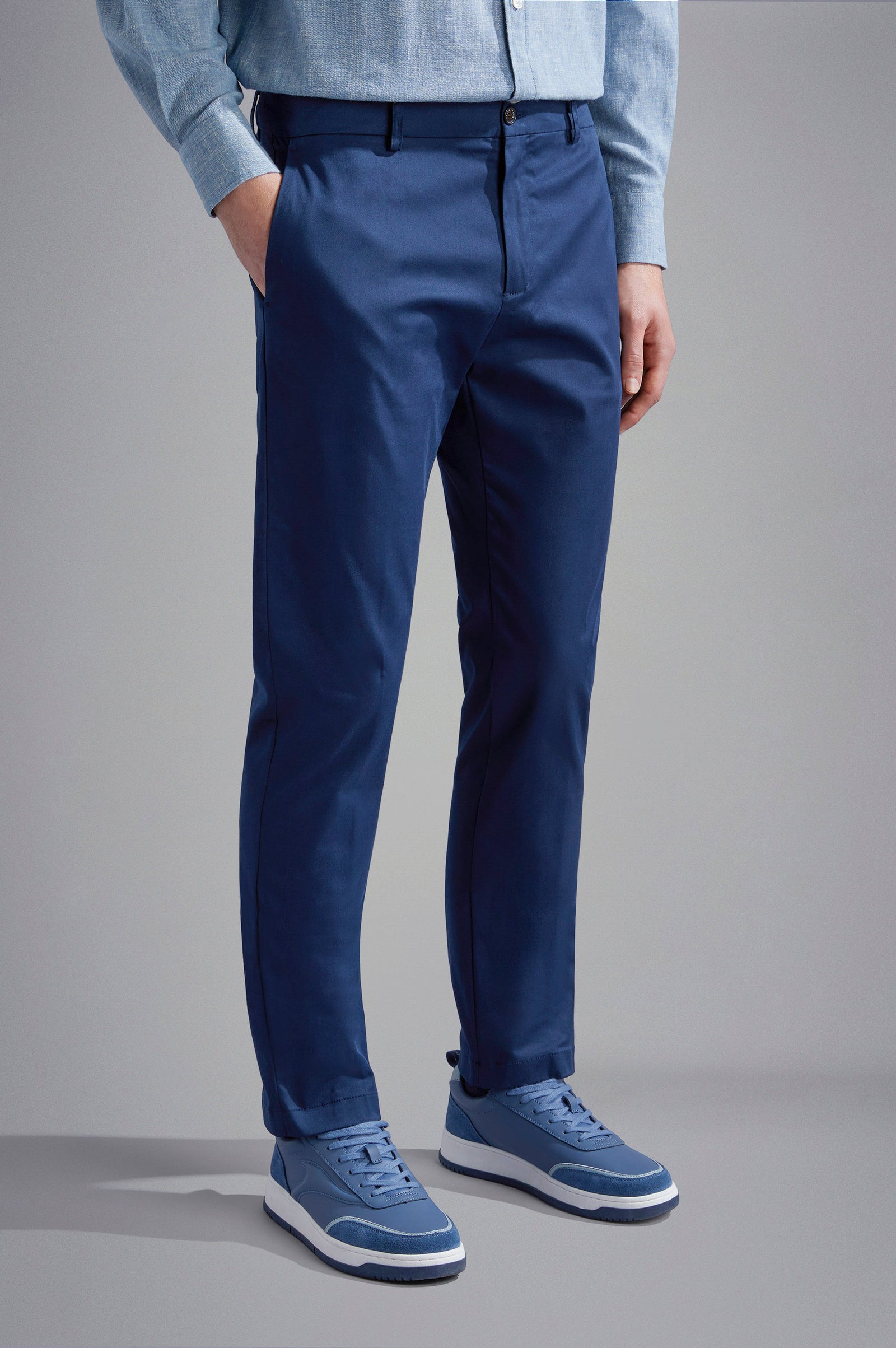 Cotton Stretch Chino Trousers