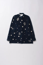 Estate Velvet Bandhani Shirt