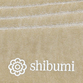 Knee Socks - Shadow Stripes - Beige / Cream - Pure Cotton