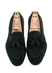 English Green Fringe Tassel Loafer