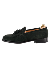 English Green Fringe Tassel Loafer