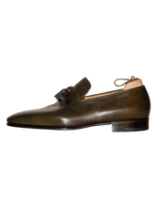 Dark Tassel Loafers