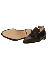 Dark Tassel Loafers