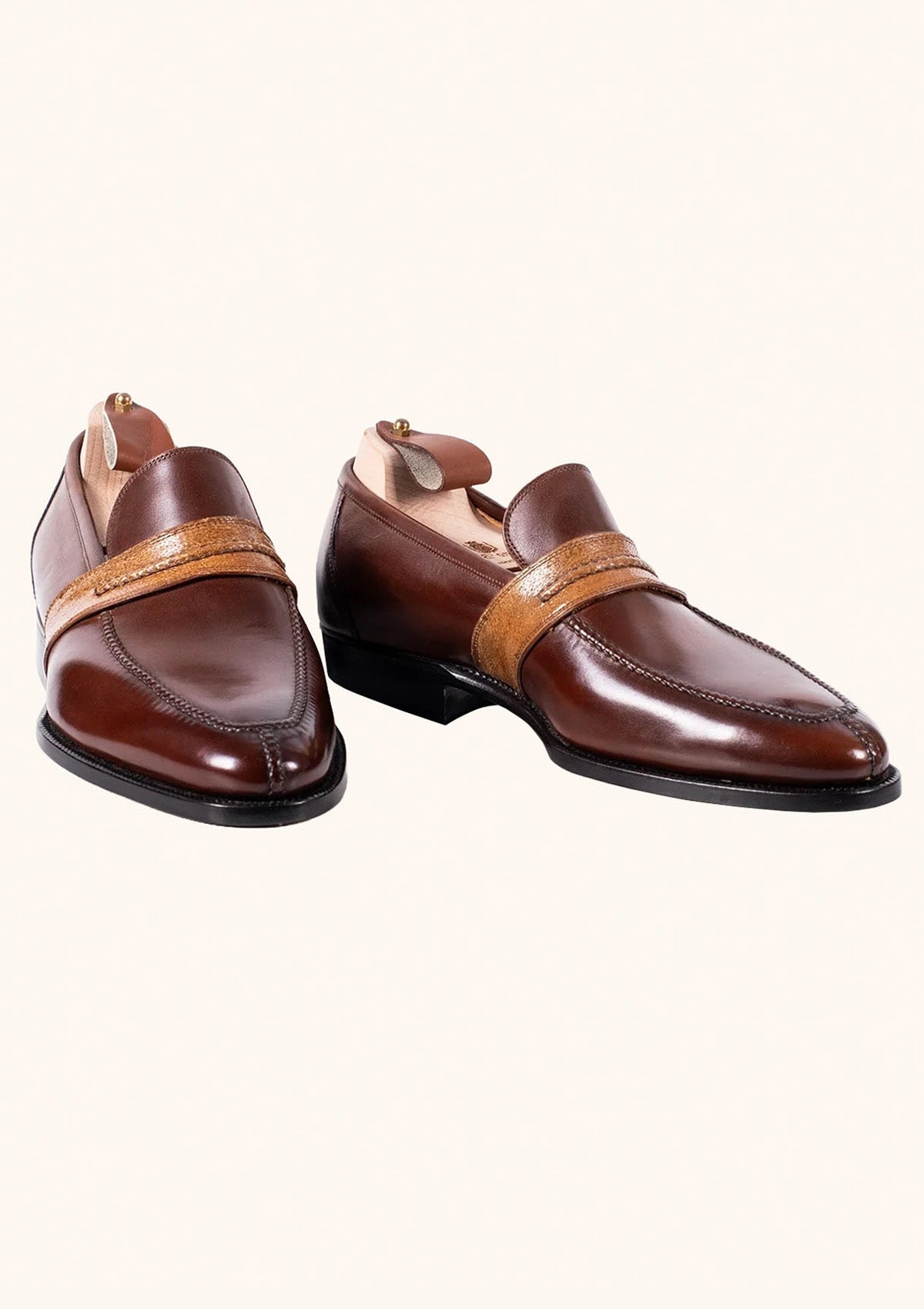 Penny Loafer With Eel Strap