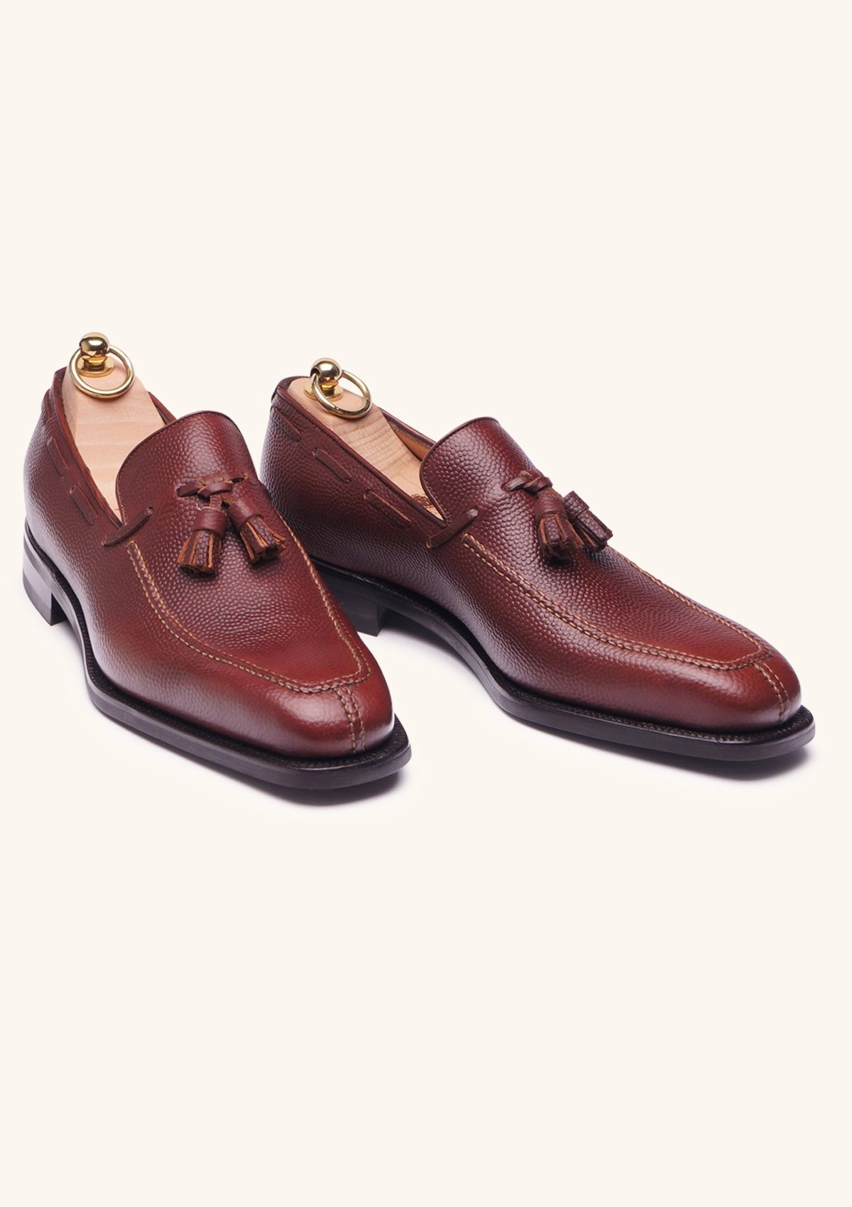 Pebbled Tassel Loafer