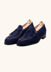 Suede Tassel Loafers
