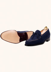 Suede Tassel Loafers