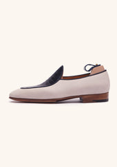 And Off White Belgian Loafers