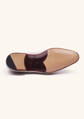 And Off White Belgian Loafers