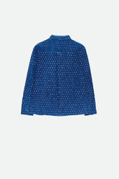 Medium Indigo Organic Cotton Bandhani Shirt