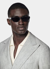 Herringbone Tailored Fit Havana Blazer