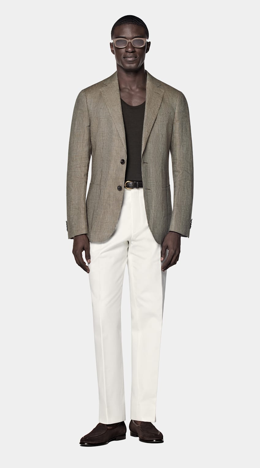 Checked Tailored Fit Havana Blazer
