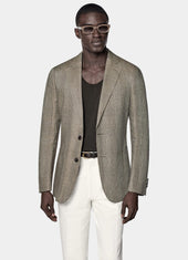 Checked Tailored Fit Havana Blazer