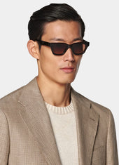 Houndstooth Relaxed Fit Roma Blazer